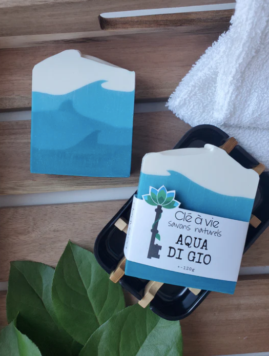 Savon naturel - Aqua Di Gio Pour Hommes - Clé à vie